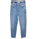 RE/DONE  High-Rise Ankle Crop Button Fly Jeans in mid 90s size 24 Photo 53