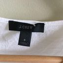 J.Crew  Flounce Tank‎ Top with bottom trim in striped navy blue and cream ivory Photo 4