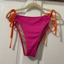 Shade & Shore  pink and orange bikini bottom size medium  Photo 15