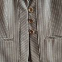 Laundry by Shelli Segal  Brown Striped Regular Fit Blazer Jacket Size 4 EUC #7979 Photo 4