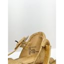 Anne Klein  Sandals Womens Size 8.5 Tan Crossover Block Heel Square Open Toe Heel Photo 7