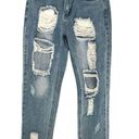 Nasty Gal  Distressed High Waist Mom Denim Jeans Size 4 Photo 1