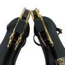 Dolce & Gabbana NEW  Kiera Baroque Lamb Leather Sandals Black Size IT40/US10 Photo 10