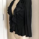 DKNY NWOT  silk ruffled cardigan/top. Sz 2 Photo 1