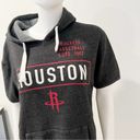 Nba Houston Rockets Sportiqe  Basketball Short Grey Sleeve Hoodie Merch M Photo 1