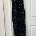 Ann Taylor  Black White Polka Dot Racerback Tie Waist Pants Jumpsuit 6 Photo 10