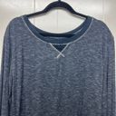 Felina  Space Dye Charcoal Women's Athleisure Sweatshirt Size Large Soft Cozy Photo 2
