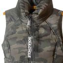 SoulCycle  Women’s Sam Puffer Vest Size Small in Camo New NWT Retail $298 Photo 1