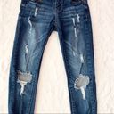 Wax Jean Wax Jeans Distressed Skinny Crop Jeans Size 00 Photo 2