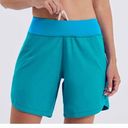 Women's Quick Dry Swim Shorts UPF 50+ High Waisted Trunk,6,NWT Blue Photo 1