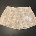 Dear John  Women's Snake Print Cuffed Hem Stretch Casual Shorts Beige Size 28 NWT Photo 0