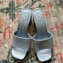 Journee Collection Pastel blue Mule Sandal Heels Photo 2