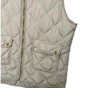 Woolrich  Puffer Vest Womens XL Duck Down Feathers Quilted Pockets Full Zip Tan Photo 3