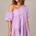 Petal and Pup Lottie Off Shoulder Mini Dress - Lilac Photo 1