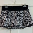 Lululemon  Women's 6 Circuit Breaker Skirt Black Alpine Pleated Skort Sporty Photo 0