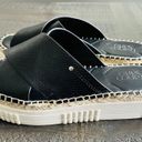 Franco Sarto Womens Barb Black Leather Platform Slide Sandals Size 9 M Photo 4