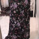 Torrid  size 1X black floral shorts/ maxi skirt Photo 2