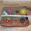 American Eagle  Outfitters Zipper Clutch Purse Cosmetic Bag Army Green Photo 6