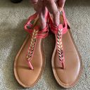 New York And Company  Pink Sandals Size 9 Photo 2