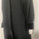 London Fog Vintage Hooded Wool Coat w/ Braided Trim Velvet Inner Lining Sz 16P Photo 4