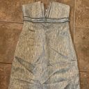 Laundry by Shelli Segal Gold Metallic Strapless Mini Dress Photo 0