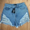 Missguided Denim Shorts Photo 1