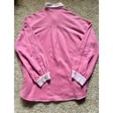 POL  Two Tone Button Front Oversized Shacket Size L/XL in Punch Pink Photo 10