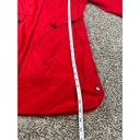 Cole Haan  Women’s S Hooded Packable Water Resistant Raincoat Jacket Red Travel Photo 9