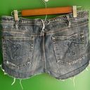 Silver Jeans  Isabel Size 32 Denim Blue Jean Shorts Distressed Cute! EUC Photo 5