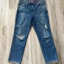 Lucky Brand  8/29 High Rise Tomboy Distressed Jeans Photo 0