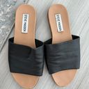 Steve Madden Black Slides Photo 1