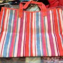 Estée Lauder  Red Blue Pink White Tote 17 x12 NWOT and matching make up pouch Photo 1