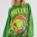 Urban Outfitters Green Nirvana Crewneck Photo 0