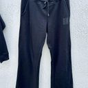 DKNY  Performance Crop Hooded & Macy's Drawstring Track Pants Set Black Women's S Photo 5