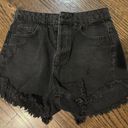 Wild Fable High Rise Black Denim Shorts Photo 2