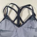 Zella  Body Womens Medium Gray Tie-Dye Racerback Adjustable Seamless Sports Bra Photo 6