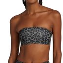 Good American 27.  Better Band Reversible Leopard Bandeau Bikini Top size 3 Photo 3