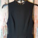 Alice + Olivia NWT  Employed Black Sleeveless Dress with Mesh Panels &Double Slit Photo 1