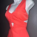 BCBGMAXAZRIA Coral Pink Orange Formal Party Maxi Dress Gown Womens XS - Small 0 Photo 5