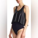 Commando  Faux Leather Flowy Bodysuit Photo 0