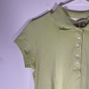 L.L.Bean  Women’s Polo Shirt Lime Green Size Small Photo 4