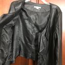 Kenneth Cole  Black Leather Jacket Size L Photo 4