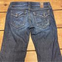 Seven7 Y2K Tag Cropped Jeans Size 27 Dark Wash Boot Cut Photo 7