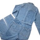 Madewell NWT  Denim Tie-Waist Jumpsuit in Claireville Wash Jean Coverall S Photo 4