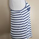 Grayson Threads White/Blue Striped Weekend Tank Top, Women's XS Photo 8