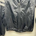 Reflex Full Zip Nylon Black Women's Windbraker Jacket Size Small Hooded Photo 3