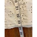 J.Jill  white eyelet tassel tie blouse size lp Photo 7