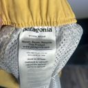 Patagonia  women’s yellow athletic drawstring shorts, size XL # Photo 5