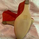 Free People  vegan stocking new women’s wedge heels US8 orange Photo 4