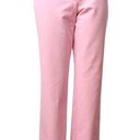 Bubblegum Escada High Waisted Ankle Length Straight Leg Jeans Stretch  Pink 36 Photo 3